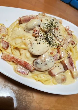 元イタリアンシェフのカルボナーラ-レシピのメイン写真
