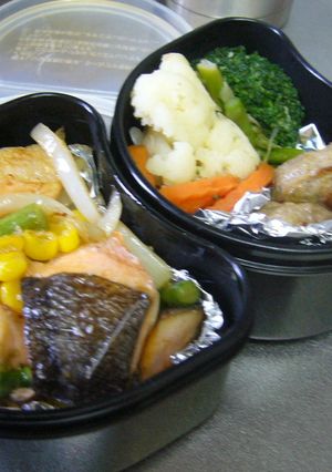 お弁当☆夕飯でも☆鮭とアスパラとバターで-レシピのメイン写真