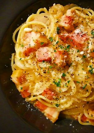 プロ直伝!オニオンベーコンチーズパスタ-レシピのメイン写真