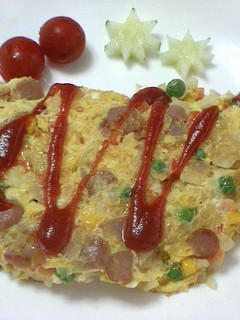 簡単!ミックスべジオムレツ☆-レシピのメイン写真
