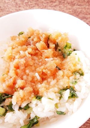 簡単！美味い！たらこ飯 (*ﾟ～ﾟ*)✨-レシピのメイン写真