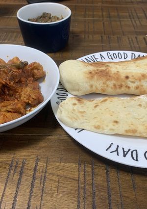 インド風のふわふわハトムギナン-レシピのメイン写真