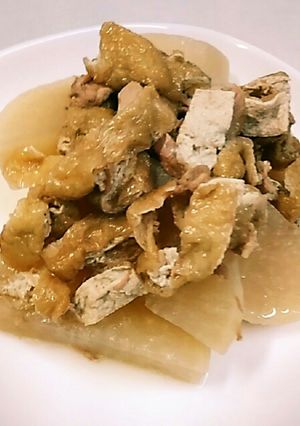 スロークッカーで大根とあげのツナ煮-レシピのメイン写真