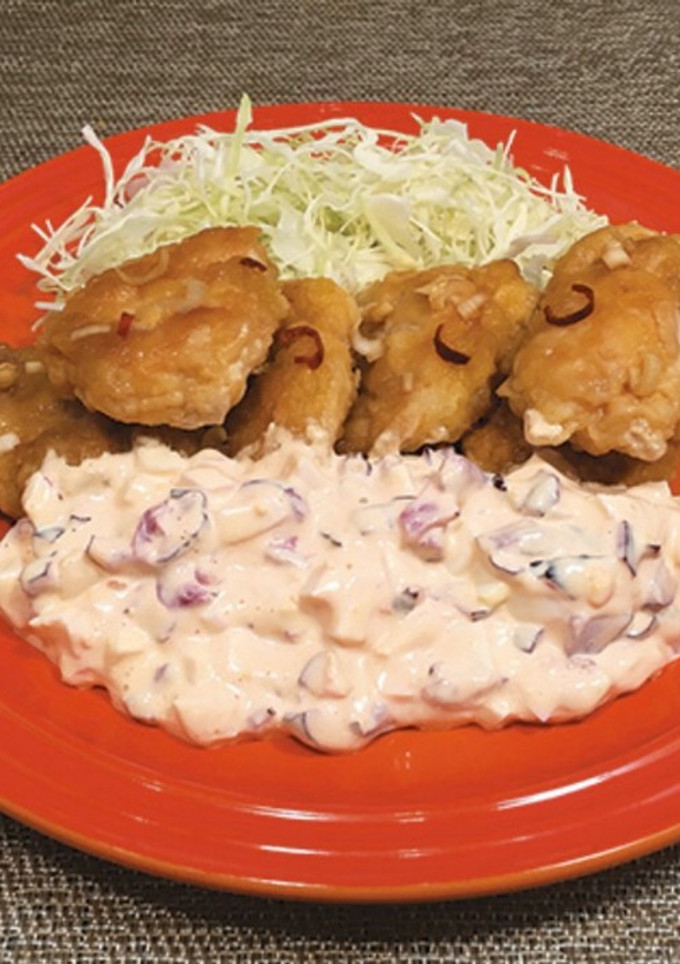 しば漬けピンクタルタルソースのチキン南蛮-レシピのメイン写真
