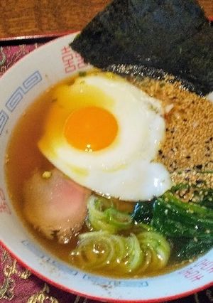 サニーサイドアップ胡麻しょうゆラーメン-レシピのメイン写真