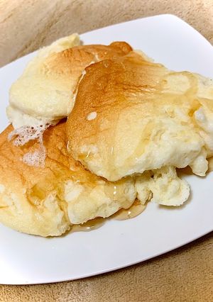 【節約】フライパンで♪ふわふわパンケーキ-レシピのメイン写真