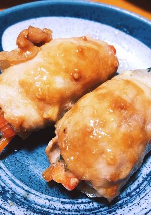 ほうれんそうとにんじんの肉巻き-レシピのメイン写真