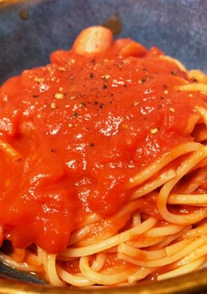 トマト缶で簡単パスタ-レシピのメイン写真