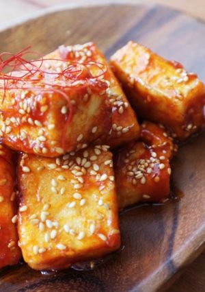 ヘルシーおいしい♡ヤンニョム豆腐-レシピのメイン写真
