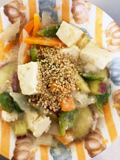レンジ豆腐春雨ジャージャー麺味そぼろ炒煮-レシピのメイン写真