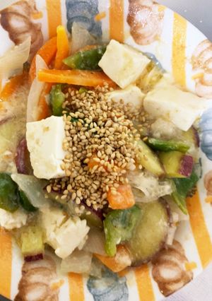 レンジ豆腐春雨ジャージャー麺味そぼろ炒煮-レシピのメイン写真