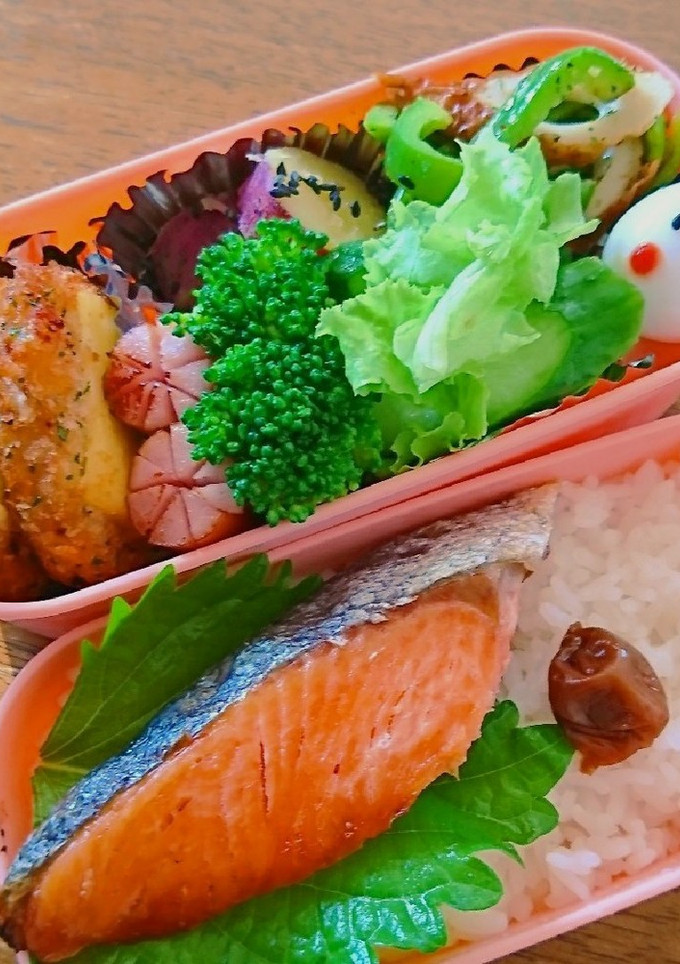 鮭の焼き魚弁当☆-レシピのメイン写真