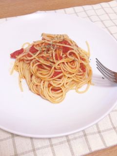 シンプルに美味しい!トマトパスタ-レシピのメイン写真