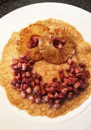 残り物パンケーキアレンジ！パインベーコン-レシピのメイン写真