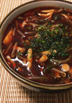 麻婆豆腐の素アレンジ!旨辛うどん中華風✨-レシピのメイン写真