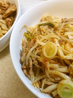 【時短】豚キム焼きうどん-レシピのメイン写真