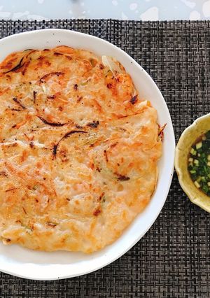 余った餅入り！グルテンフリーチヂミ-レシピのメイン写真