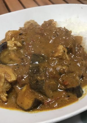 チキンとナスのスパイスカレー-レシピのメイン写真