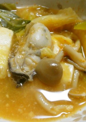 ＊かきのキムチ鍋＊-レシピのメイン写真