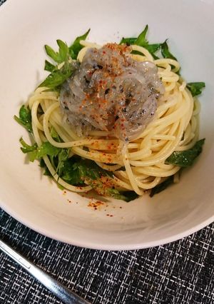生しらすポン酢DEパスタ-レシピのメイン写真