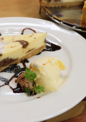 *+チョコマーブル　チーズケーキ+*-レシピのメイン写真