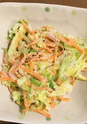 枝豆入り！何にでも合うコールスロー-レシピのメイン写真