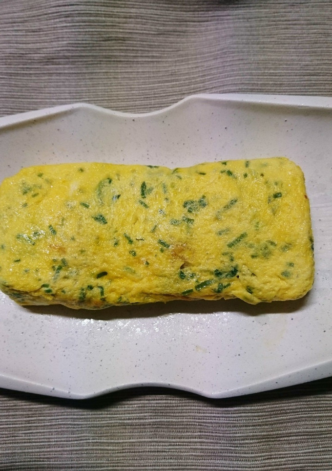 ネギたっぷりのだし巻き玉子(^^)d-レシピのメイン写真