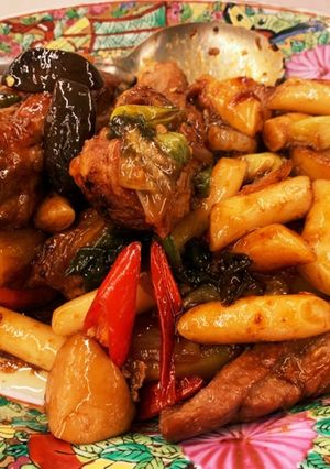 豚肉カルビチム-レシピのメイン写真