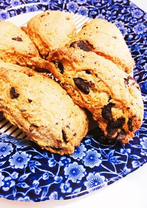 チョコチップ入りスコーン-レシピのメイン写真