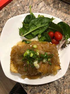 簡単! 麺つゆで豆腐ステーキ-レシピのメイン写真