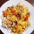 サッポロ一番しょうゆ味でかた焼きそば