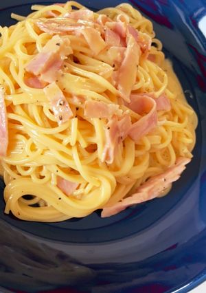 リュウジさんのレンジでカルボナーラ-レシピのメイン写真
