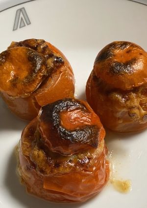 こだわりトマトの カポナータ詰め焼き-レシピのメイン写真