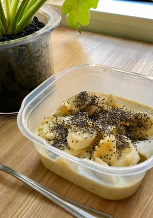オーバーナイトオートミール＊vegan-レシピのメイン写真