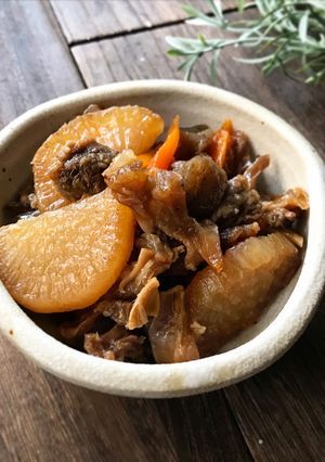 炒め方にワザあり！味しみしみ牛スジ煮込み-レシピのメイン写真