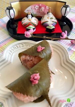 道明寺の桜餅-レシピのメイン写真