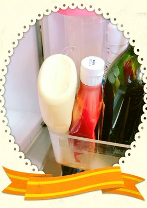 ❇️冷蔵庫でのマヨとケチャの置き方❇️-レシピのメイン写真