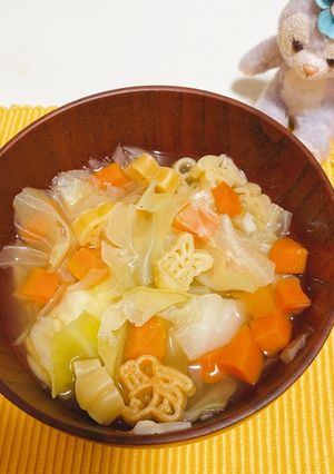 ディズニーのマカロニスープ-レシピのメイン写真