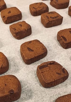 ポリ袋☆オリーブオイルでココアクッキー-レシピのメイン写真
