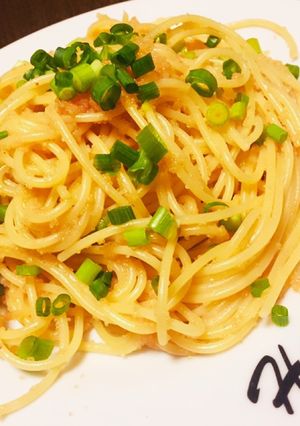 【超簡単！】和風醤油明太子パスタ-レシピのメイン写真