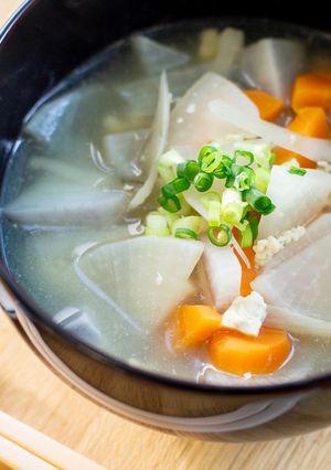 にんじん けんちん汁-レシピのメイン写真
