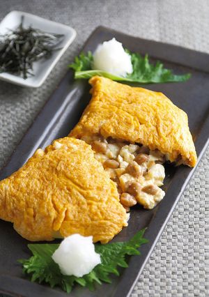 豆腐と納豆のオムレツ-レシピのメイン写真