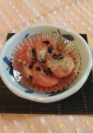 お弁当に☆ミニトマトのチーズ焼き-レシピのメイン写真