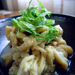 รูปของ 夏！焼き茄子！（生姜醤油）