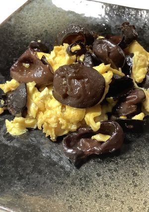 きくらげスプラウトと卵の炒め物-レシピのメイン写真