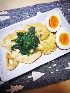 ☆簡単!鶏胸肉とほうれん草のうま煮☆-レシピのメイン写真