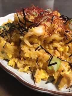簡単美味しい♡豚キムチチャーハン-レシピのメイン写真