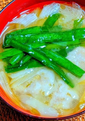 白菜と焼売の味噌汁-レシピのメイン写真