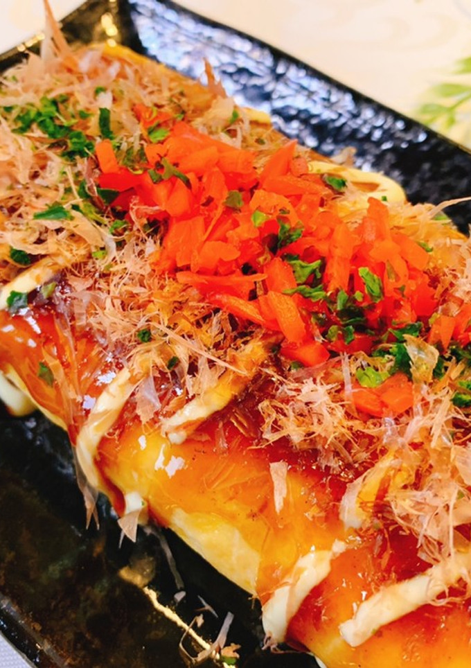 【簡単・食べ応え◎】とん平焼き風卵焼き-レシピのメイン写真