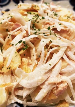 隠し味はポテチ☆シャキシャキりんごサラダ-レシピのメイン写真